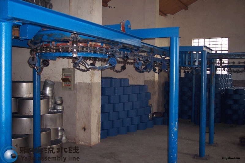 滚珠列涨紧装置